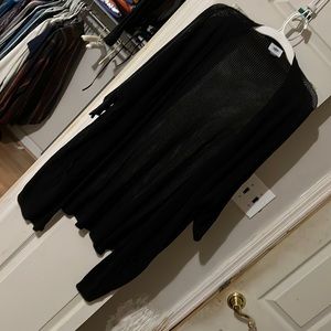 Summer short sleeve sweater- black